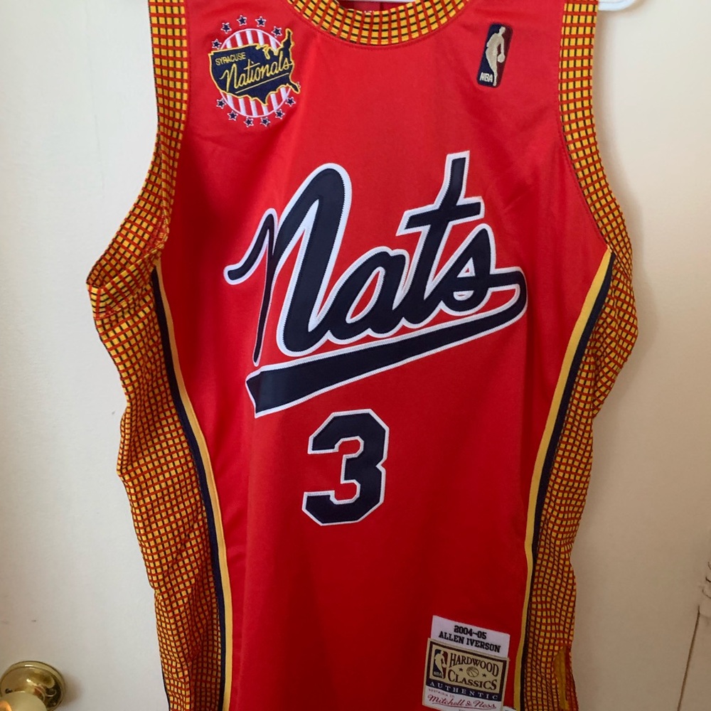 Mitchell & Ness Philadelphia 76ers Throwback Syracus Nationals Jersey Sz 44/L